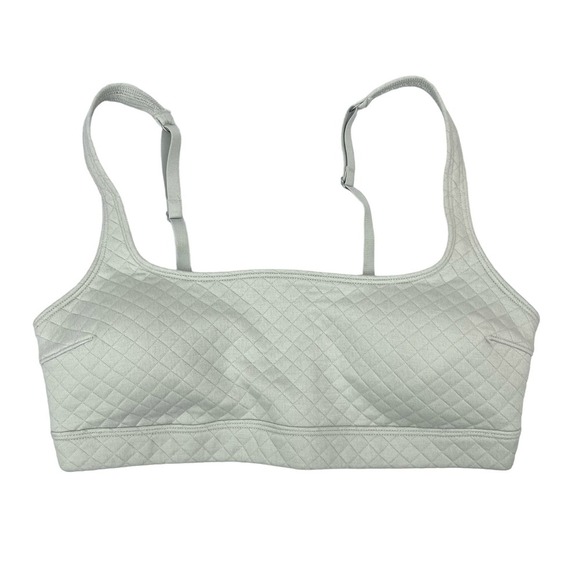 NWT GILLY HICKS  Quilted Loungelette Sz Medium Green - Picture 2 of 4